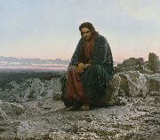 Ivan Kramskoi Christ in the desert, oil on canvas